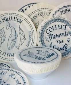 Your Green Kitchen Kitchen Waxed Dish/Bowl Cover