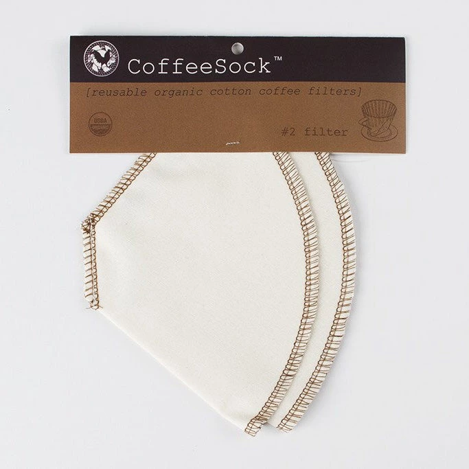 Coffee Sock Reusable Coffee Filters (Set Of 2) 1 Coffee Sock Reusable Coffee Filters (Set Of 2)