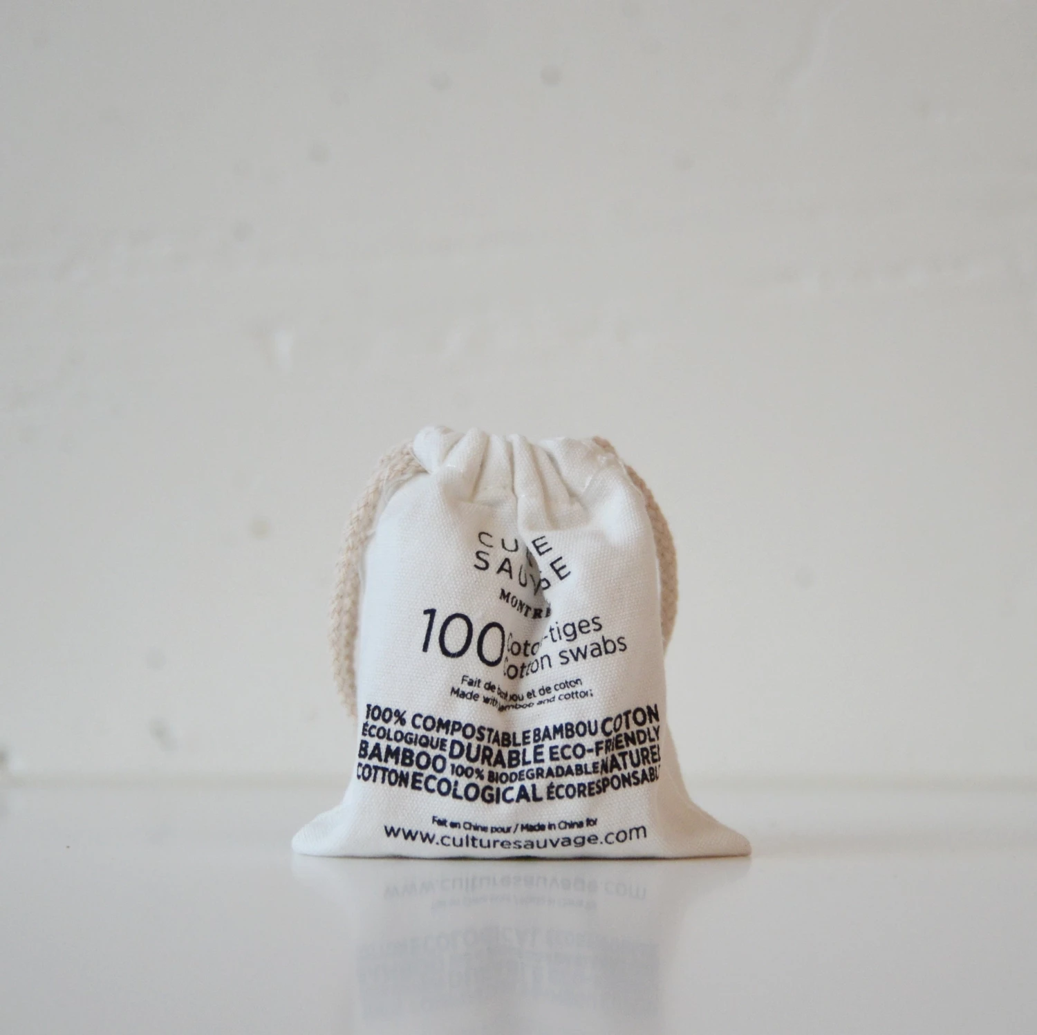 Culture Sauvage Bamboo Cotton Swabs (Set Of 100) 2 Culture Sauvage Bamboo Cotton Swabs (Set Of 100)