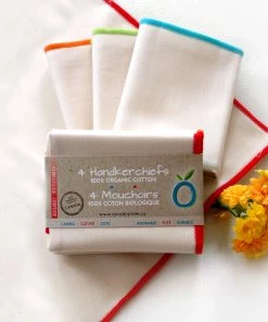 Oko Creations Personal Care Reusable Handkerchiefs (4-Pack)