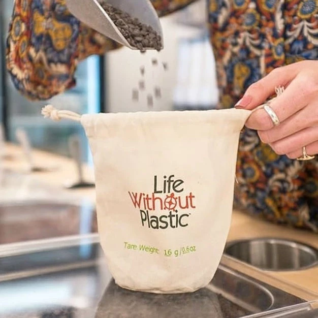 Life Without Plastic Organic Cotton Bulk Bag With Flat Bottom Bags & Containers 6 Life Without Plastic Organic Cotton Bulk Bag With Flat Bottom Bags & Containers