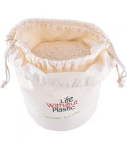 Life Without Plastic Organic Cotton Bulk Bag With Flat Bottom Bags & Containers