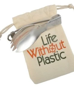 Life Without Plastic On The Go Spork And Pouch