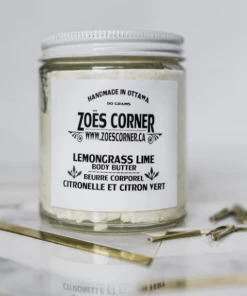 Zoe's Corner Body Butter - Lemongrass Lime Local Goodness