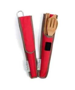 To Go Ware Bamboo Utensils In A Pouch