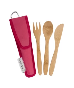 To Go Ware On The Go Bamboo Utensils For Kids In A Pouch