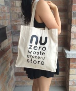 NU Grocery “NU” Medium Cotton Tote