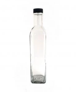 NU Grocery Bags & Containers Square Glass Bottle